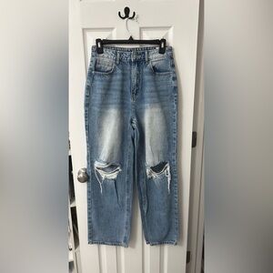 SHEIN Light Blue Denim Jeans